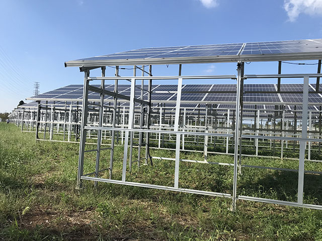 Солнечная монтажная система для фермы