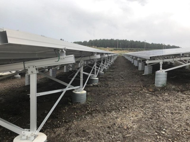 Алюминиевый монтаж системы стеллажей для солнечных панелей