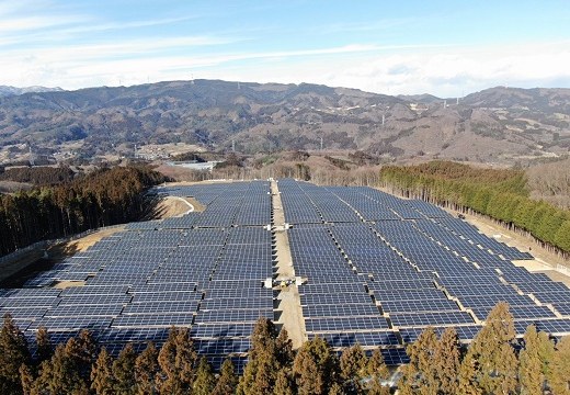 Наземные солнечные стеллажи в Японии 4.4 МВт

