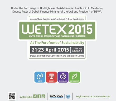 Kingfeels посетит выставку wetex 2015 в Дубае, ОАЭ (с 21 по 23 апреля)
