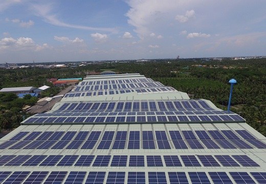 Монтажные системы фотоэлектрических систем, установка панелей крыши, Таиланд, 2 МВт
