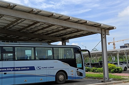 Проект монтажа стальной конструкции солнечной автобусной парковки
