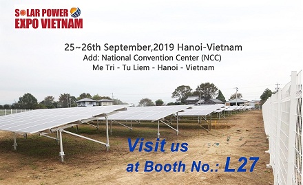 Приглашаем посетить наш стенд L27 на выставке Vietnam Solar Power Expo 2019.